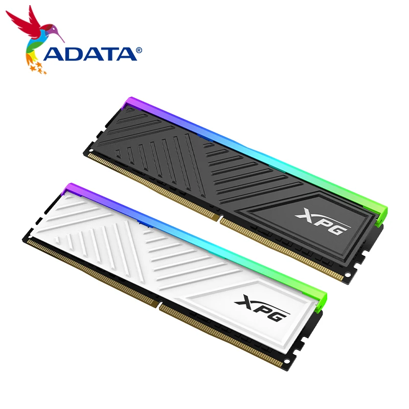 

ADATA XPG SPECTRIX D35G DDR4 RGB белая память 3200 МГц 3600 МГц 8 Гб 16 Гб одинарная стандартная радиаторная игровая оперативная память для настольного компьютера