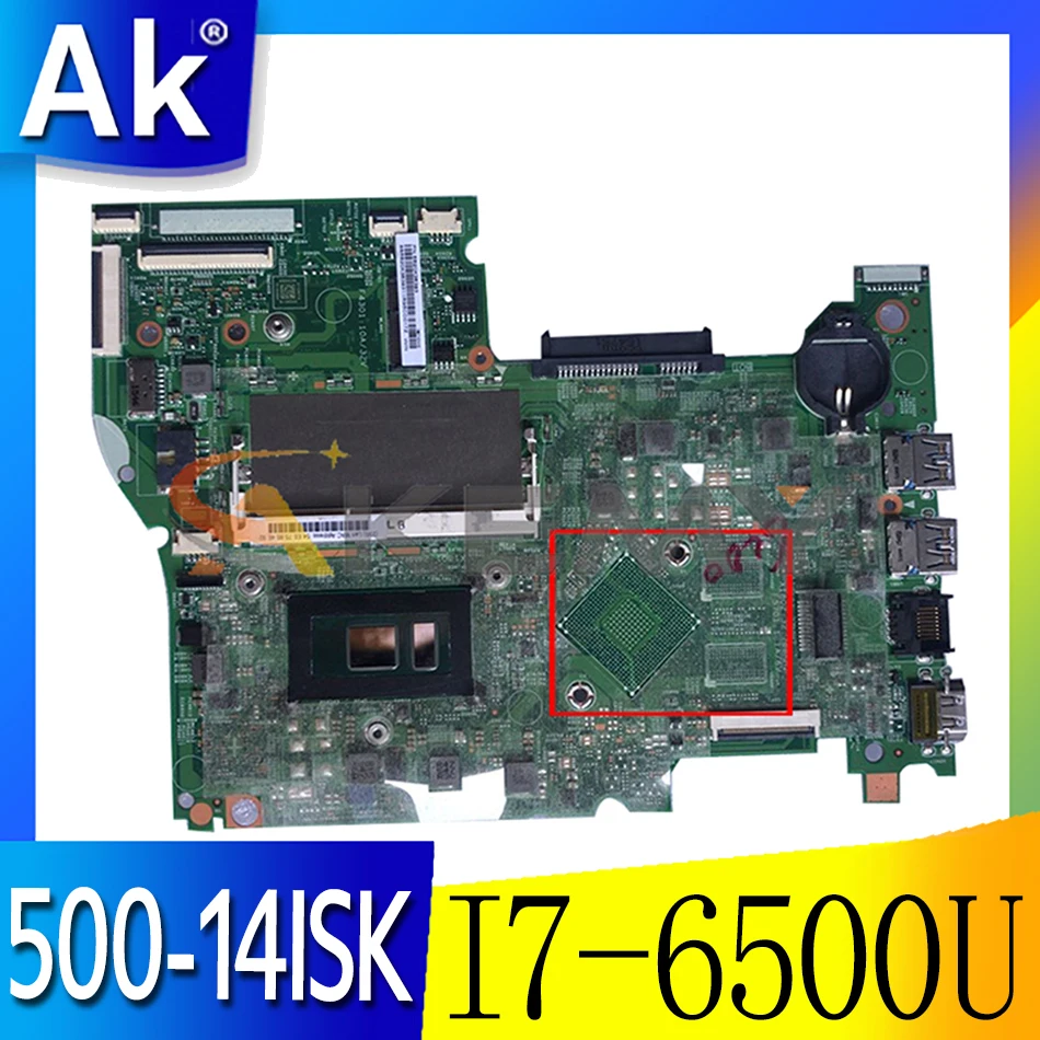 

Материнская плата Akemy для ноутбука Lenovo YOGA 500-14ISK, процессор I7 6500U DDR3, встроенная графика 100%, тест ОК