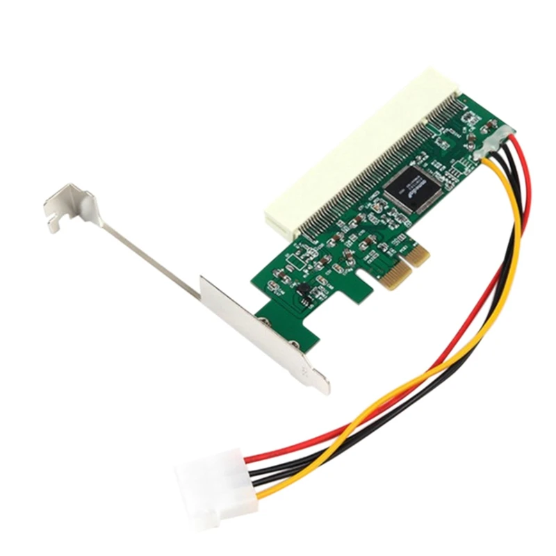 

PCI-Express to PCI Adapter Card PCI E X1/X4/X8/X16 Slot with 4 Pin Power Cable Card