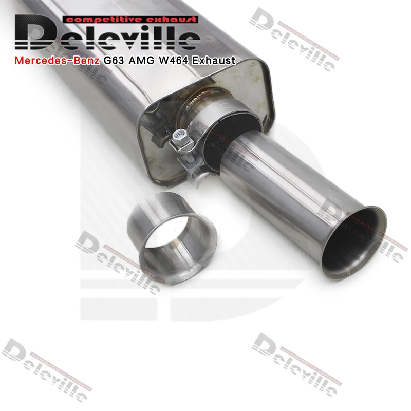 Выхлопная система OEM Valve Muffler из нержавеющей стали для Mercedes-Benz G63 W464 4.0T 2019-2023, модифицированная, с улучшенным звуком (Catback) (art.: 3920db050bb00) - 3920db050bb00