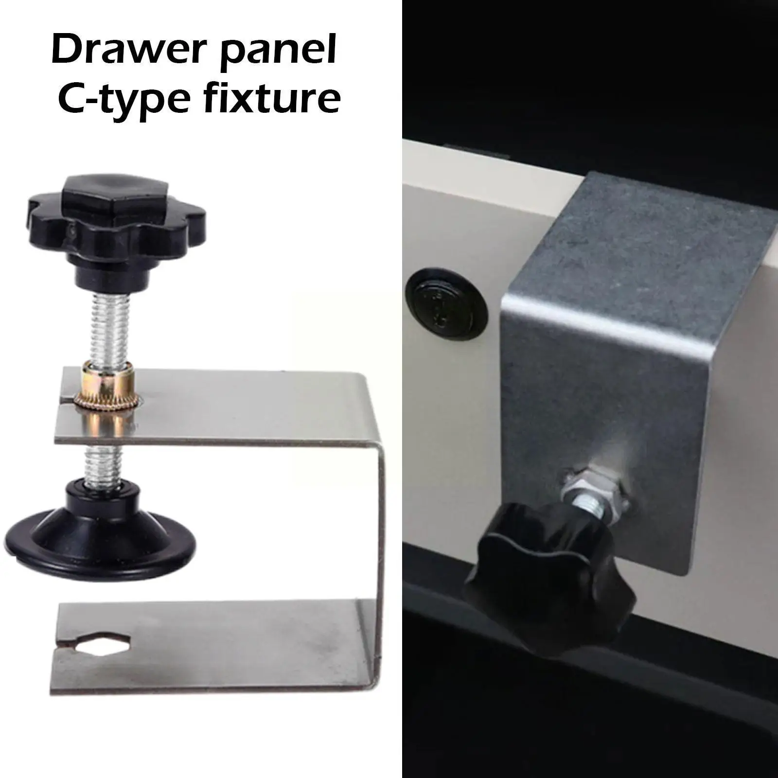 

Universal Drawer Front Installation Clamps Holder Adapter Kit Aids Jig Tool Adjustable Fixing Clip For Woodworking Mounting F6s3