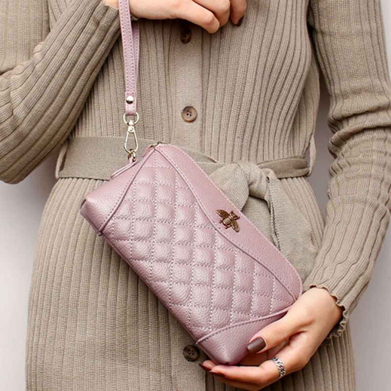 

Chic Luxury Tote Bag Fashion Designer Girls Bags Genuine Leather Women's Bag Vintage Cowhide Small Handbag Female Messenger Bags