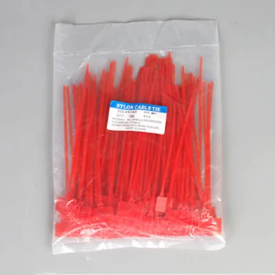 

100 шт. нейлоновых самоблокирующихся кабельных стяжек 3*100 мм, 4*150 мм, 4*200 мм