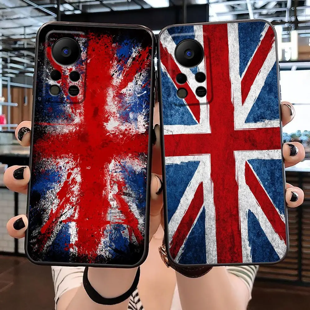 

Case For Infinix TECNO CAMON 19 16 ZERO X NEO 20 8 POVA 4 2 NEO2 NOTE 12 G96 11 10 8 8I S5 Pro 5G Case Capa Para Union Flag