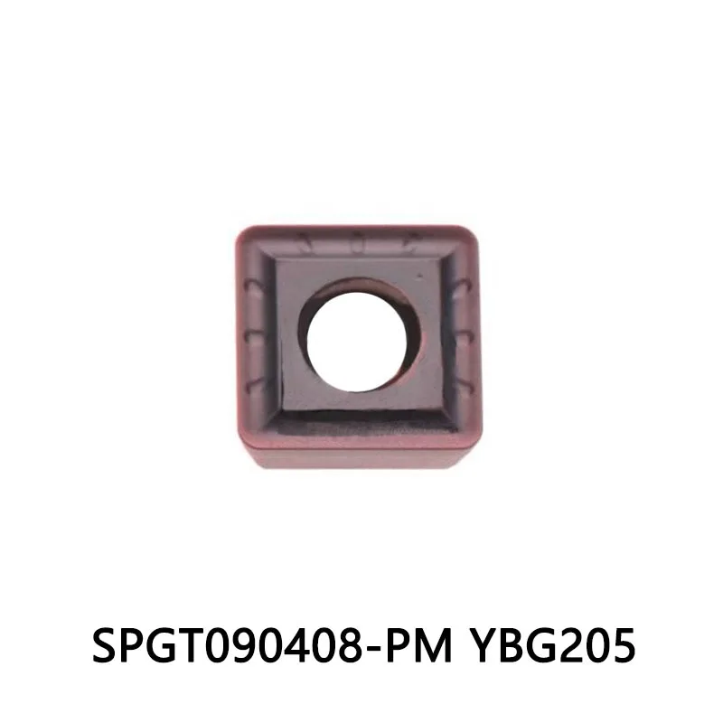Оригинальный SPGT 090408 SPGT090408-PM YBG205 10 шт. u-образная дрель SPGT090408 сверлильный станок с