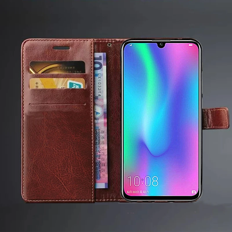 Чехол для Huawei Honor 10 lite чехол с отделением карт кожаный откидной крышкой Honor10