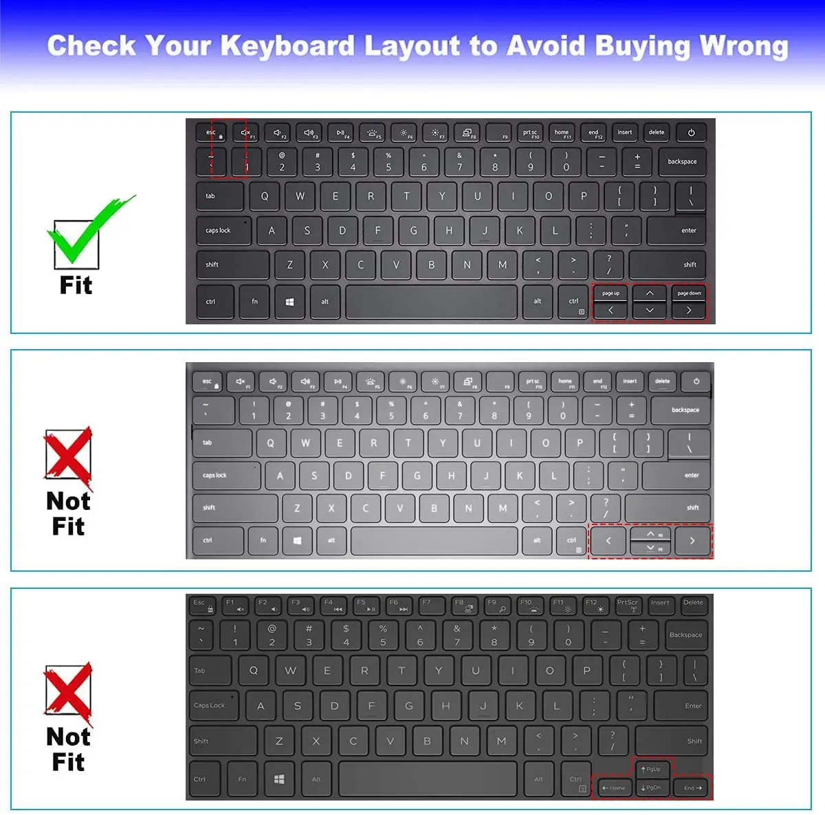 Силиконовый чехол для клавиатуры ноутбука Dell Latitude 13 14 3310 3379 3390 3400 3450 3460 3470 3480 3490 2020/2021 On.