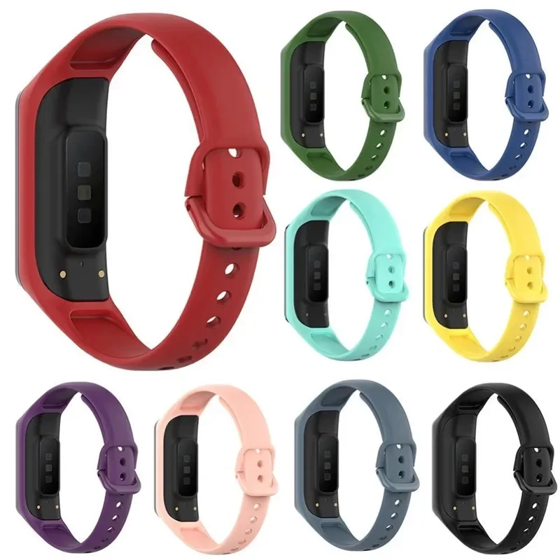 Фото Силиконовый ремешок для Samsung Galaxy Fit E R375, сменный спортивный умный браслет для Galaxy Fit E, умные часы Correa №1