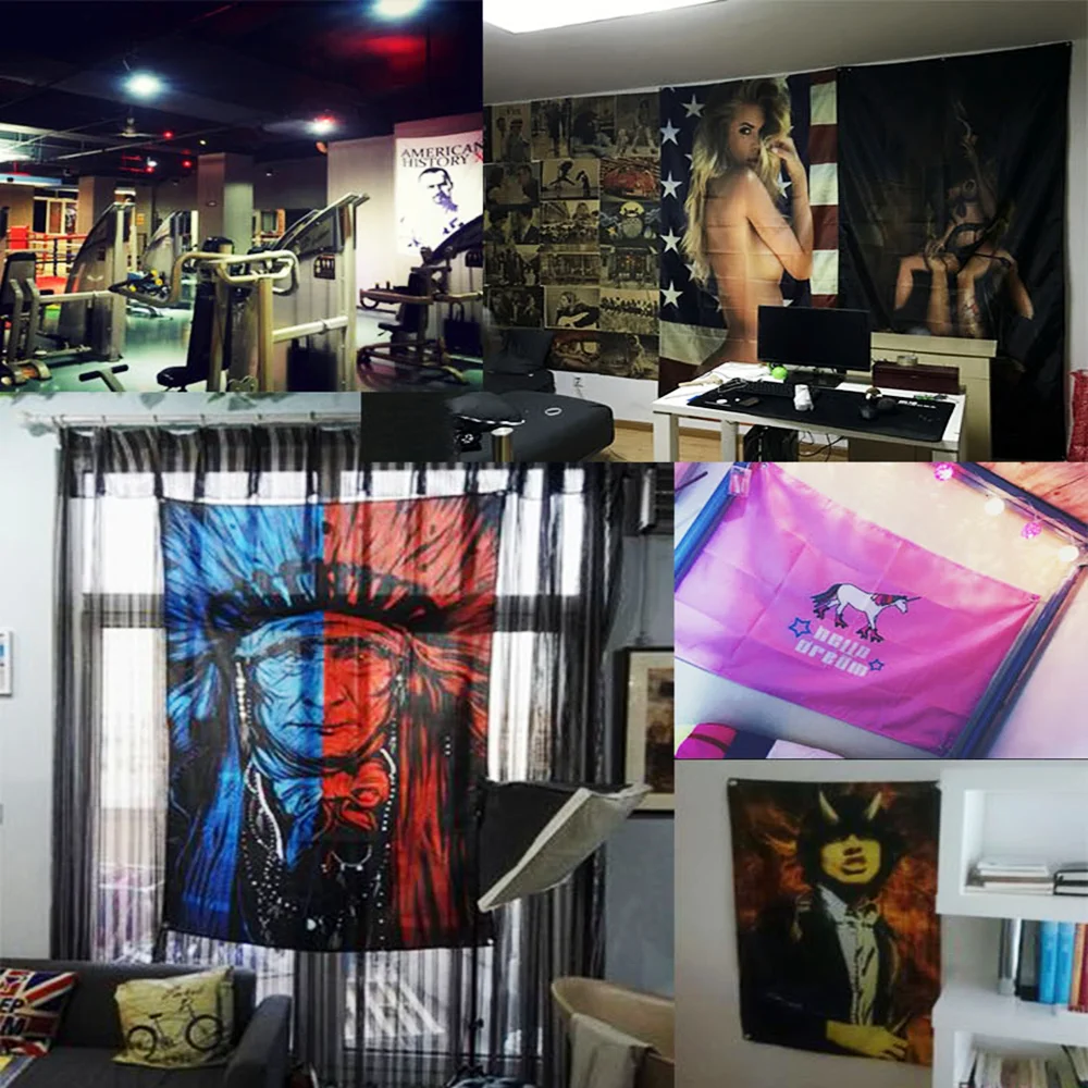 Grim Reaper флаг мотоцикла баннер роспись ретро Настенный декор плакат Автомобильная