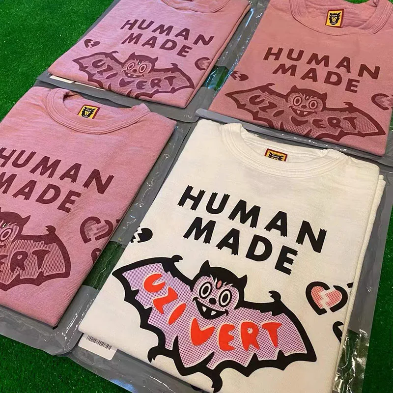 

Human Made Loose T-Shirt Slub Cotton Casual Girls Don’t Cry Men Women 1:1 HUMAN MADE Tee Tops