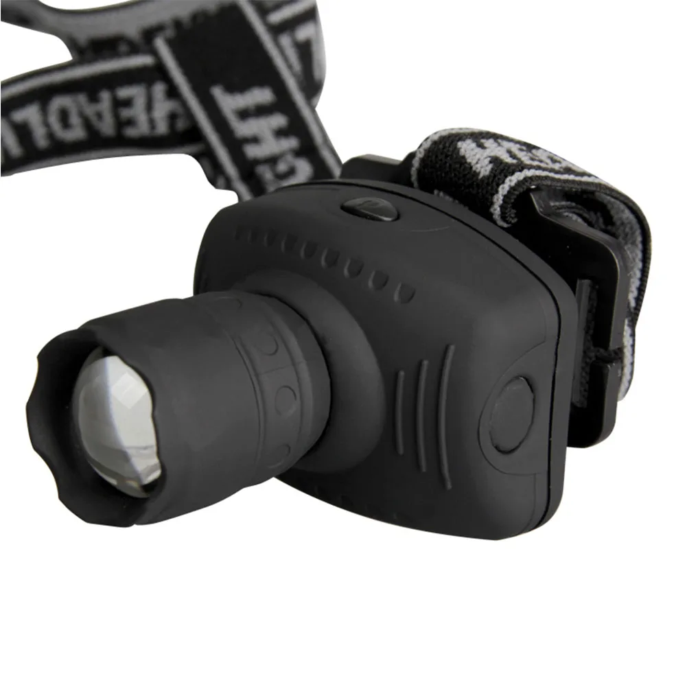 

3W Hard Light LED Dull Polish Headlamp 3 Gears Light Modes Stretch Zoom Headlamp For Camping Night Fishing
