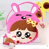 Non-Woven Fabric DIY Handbag Kids Craft Toy Mini Bag Non-woven Cloth Colorful Handmade Bag Cartoon Animal Children Handbags 3