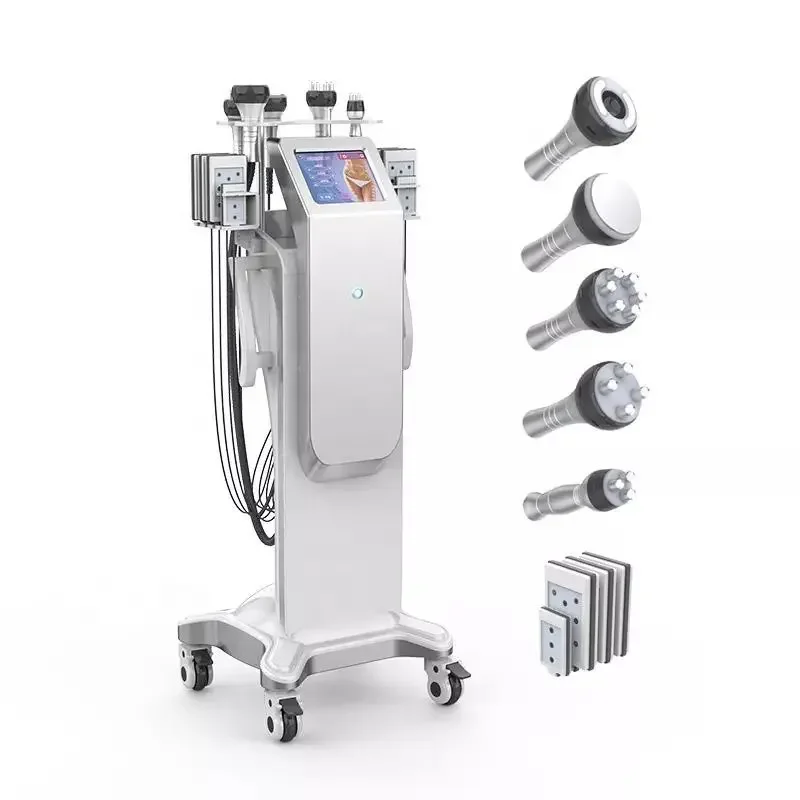 

6 In 1 Facial Radiofrequency Lipolaser Ultrasonic Cavitation Slimming Machine Fat Removal Liposuction Vacuum 40k Cavitation