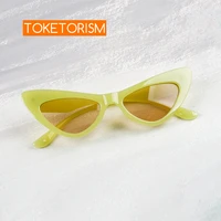 toketorism vintage cat eye sunglasses for women luxury eyewear for female oculos de sol 66089