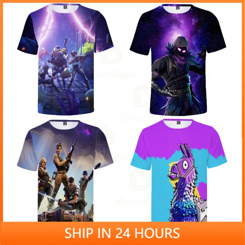 

Fortnite Men Women Victory Children's Wear Battle Royale 3d Boys Girls Clothes Tops Kids T-shirt Hero Teen Tops