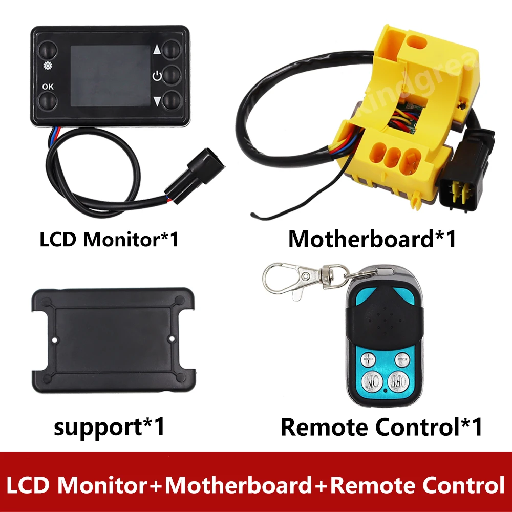

2 кВт, 5 кВт, 8 кВт, дизельный воздухонагреватель, ЖК-монитор, переключатель управления, материнская плата, пульт дистанционного управления, 12 В, 24 В, аналогичный Eberspacher Webasto