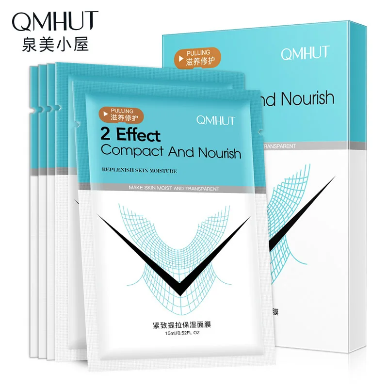 

QMHUT compact V small face mask with a double chin chin double face mask