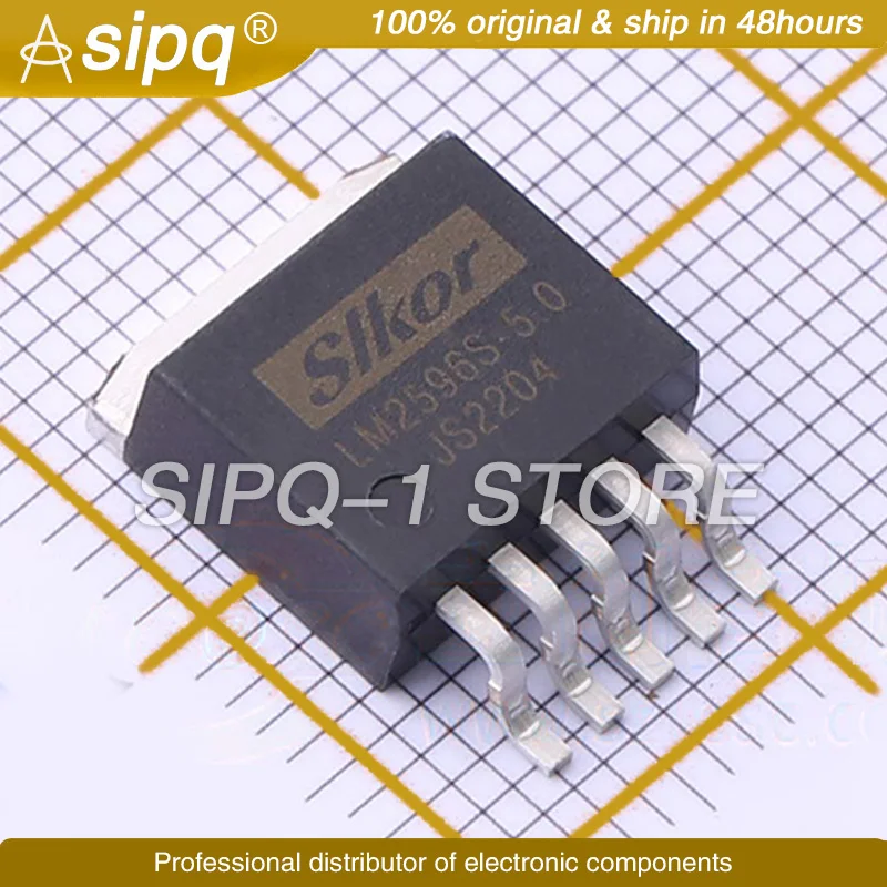 

1Reel 800PCS/LOT LM2596S-5.0 LM2596S 5.0 TO-263-5 DC-DC CONVERTERS Brand New and Original In Stock Authentic Product