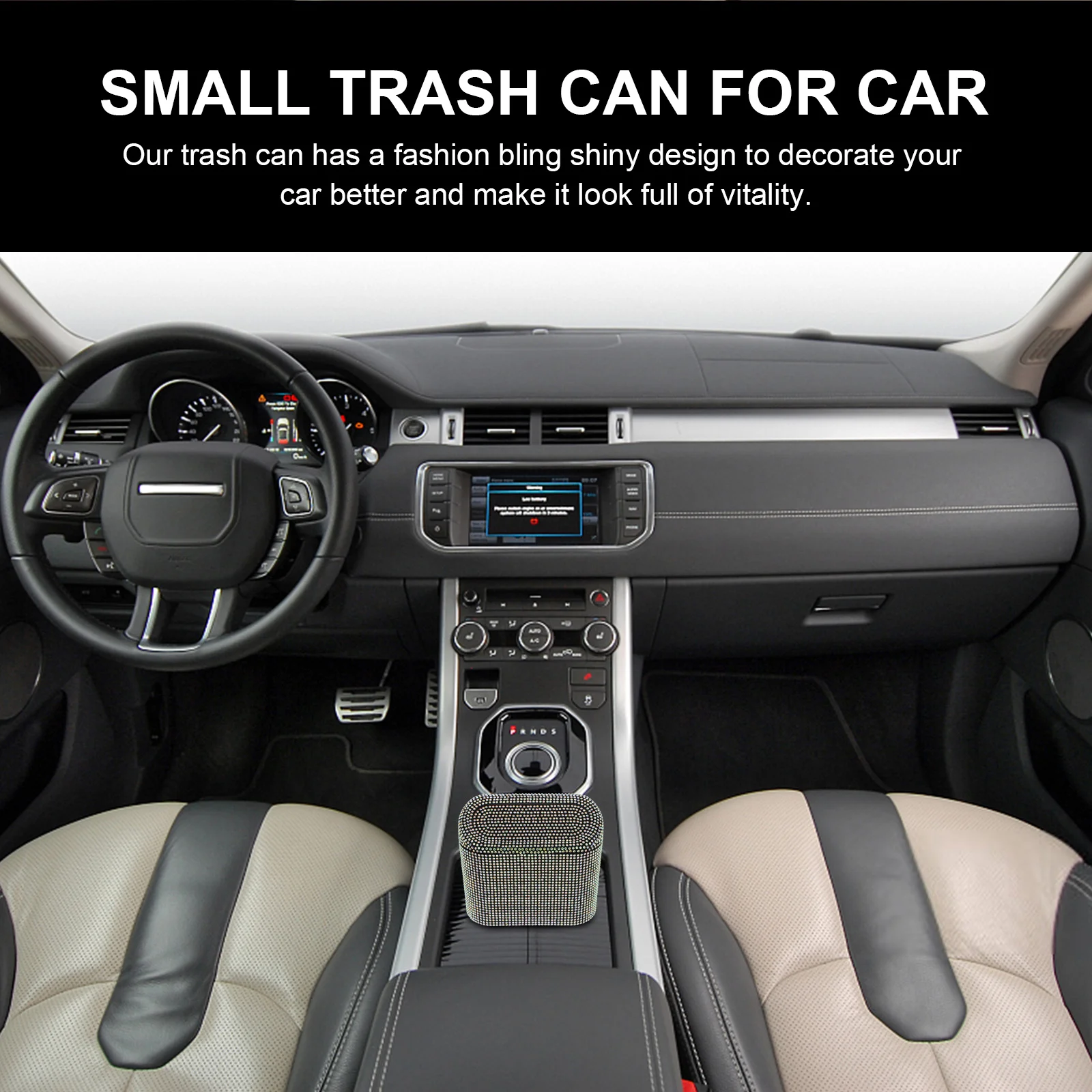 

Garbage Can Car Acessories Car Bin Portable Car Accessories Small Trash Can Car Vehicle Trash Bin Holder