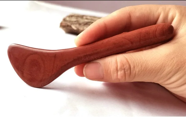 

Red Bianstone rib stick facial special eye facial scraping board beauty stick acupuncture pen whole body universal meridian