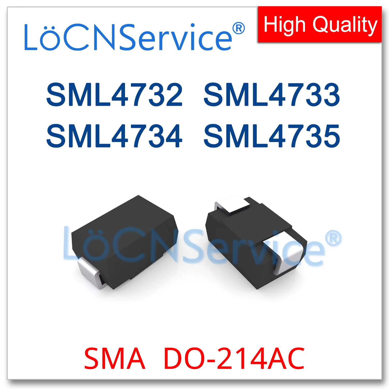 

LoCNService 200PCS 1800PCS SML4732 SML4733 SML4734 SML4735 DO-214AC High quality SML SMD SMA