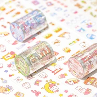 yoofun cute rabbit soft bear journal washi tape diy scrapbooking sticker label kawaii pet masking tape school office supply