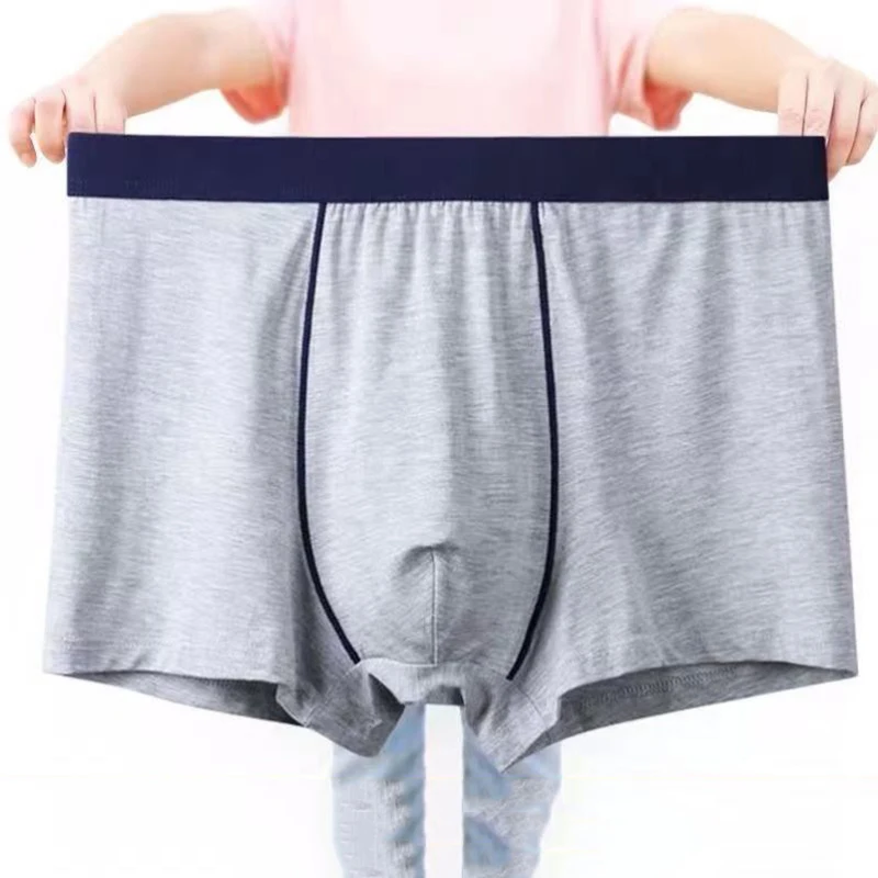 Мужские брифы трусы-боксеры нижнее белье большого размера свободные шорты