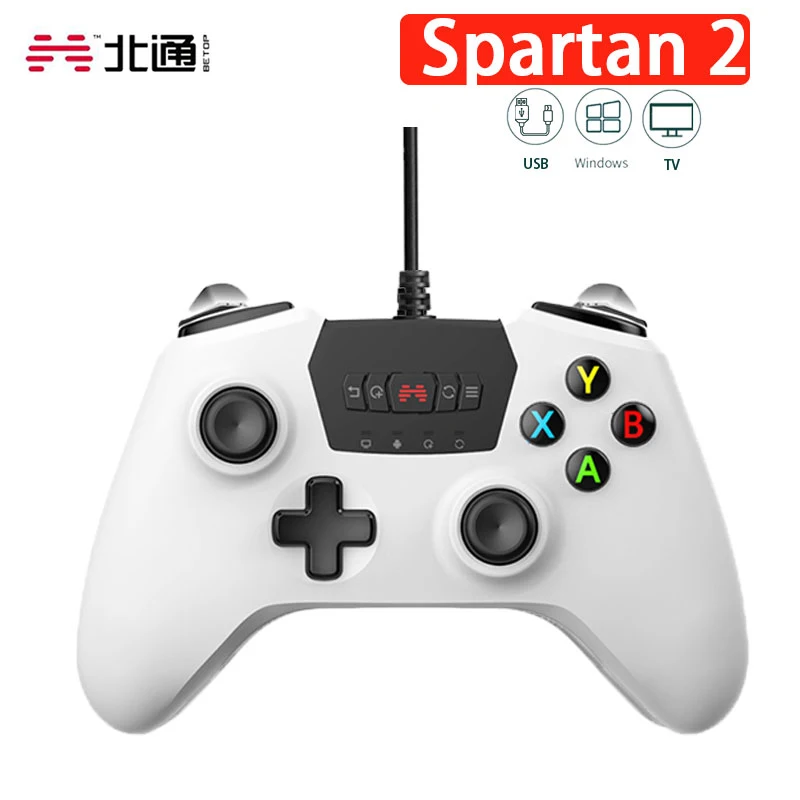 

Original Betop Beitong Spartan 2 Wired Gamepad Android Joystick For PC/TV/BOX/Steam/PS3 Cracked Version,Tesla Game Controller