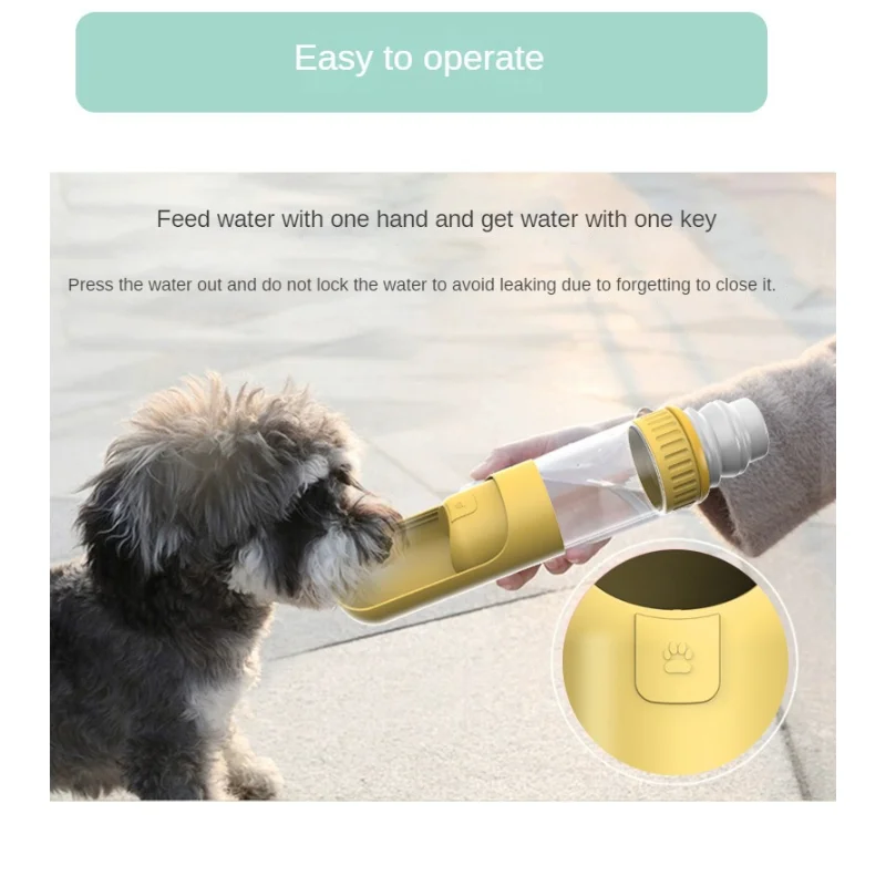 

Pet Outing Water Dispenser Travel Water Cup Exquisite Storage Practical Comfortable Foldable Lightweight Dog Water Cup Portable
