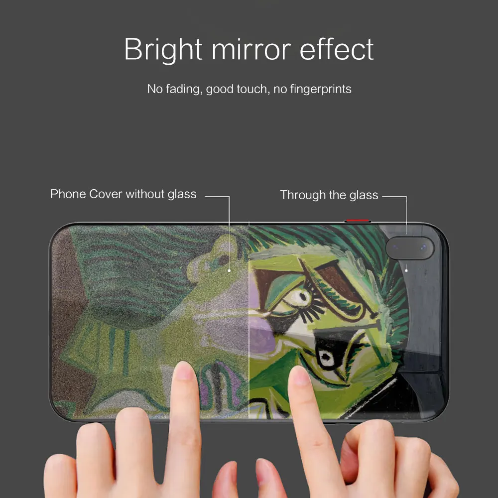 Чехол из закаленного стекла с жидкостью для iPhone 13 11 12 Mini Pro Max XS XR X 7 8 6 Plus SE2