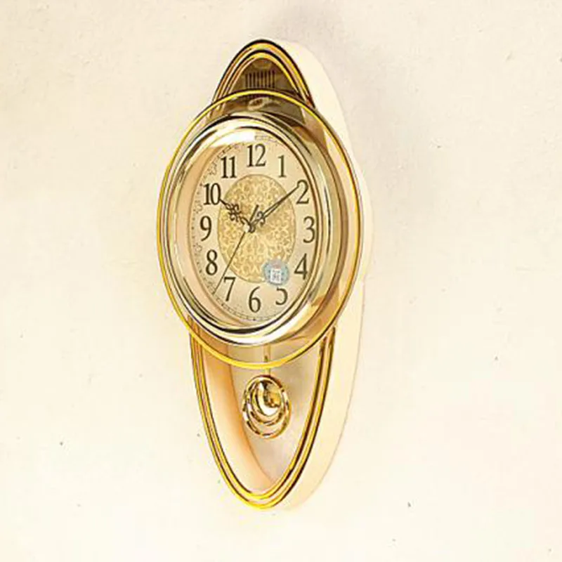 

Modern Swing Clock Large Pendulum Clocks Wall Luxury Vintage Shabby Chic Silent Clock Watch Mechanism Room Decorarion ZY50GZ