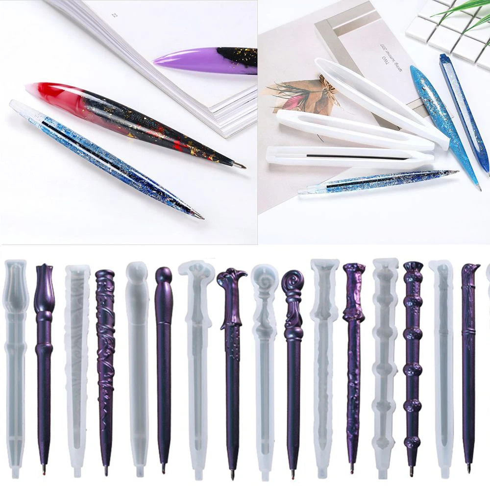 Прозрачная Ручка стилус шариковая ручка форма для уф смолы эпоксидная смола