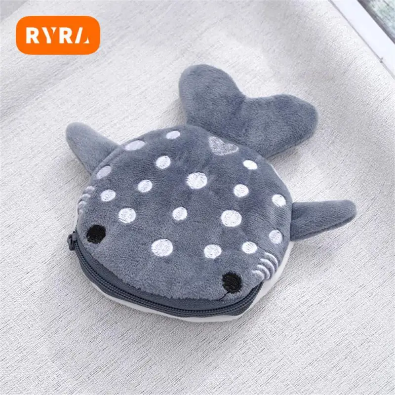 

Кошелек для монет в виде акулы, выдающиеся детали, Филигранное качество изготовления, плюшевые набивные животные, кошелек для плюшевых игрушек