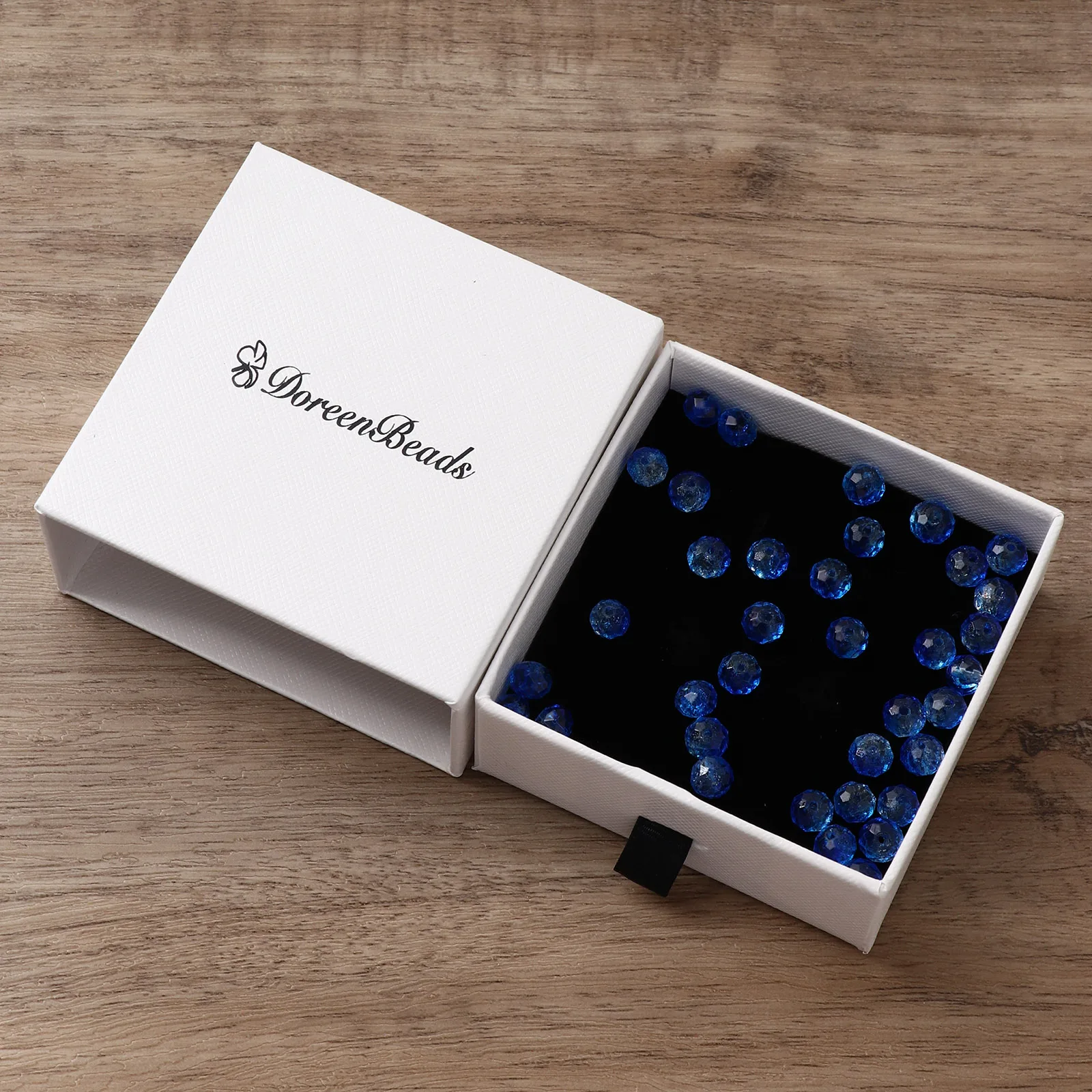 

Стеклянные бусины DoreenBeads, круглые, королевский синий, прозрачные, граненые, диаметр около 7 мм-8 мм, 2 нити (около 70 шт./пряди)