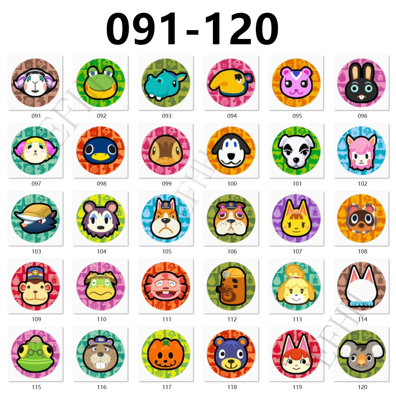 

Набор карт Animal Crossing: New Horizons EFHH ACNH