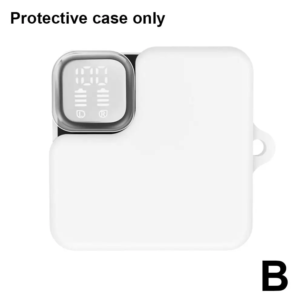 Разноцветный защитный чехол для наушников QCY Melo Buds Neo силиконовый с защитой от