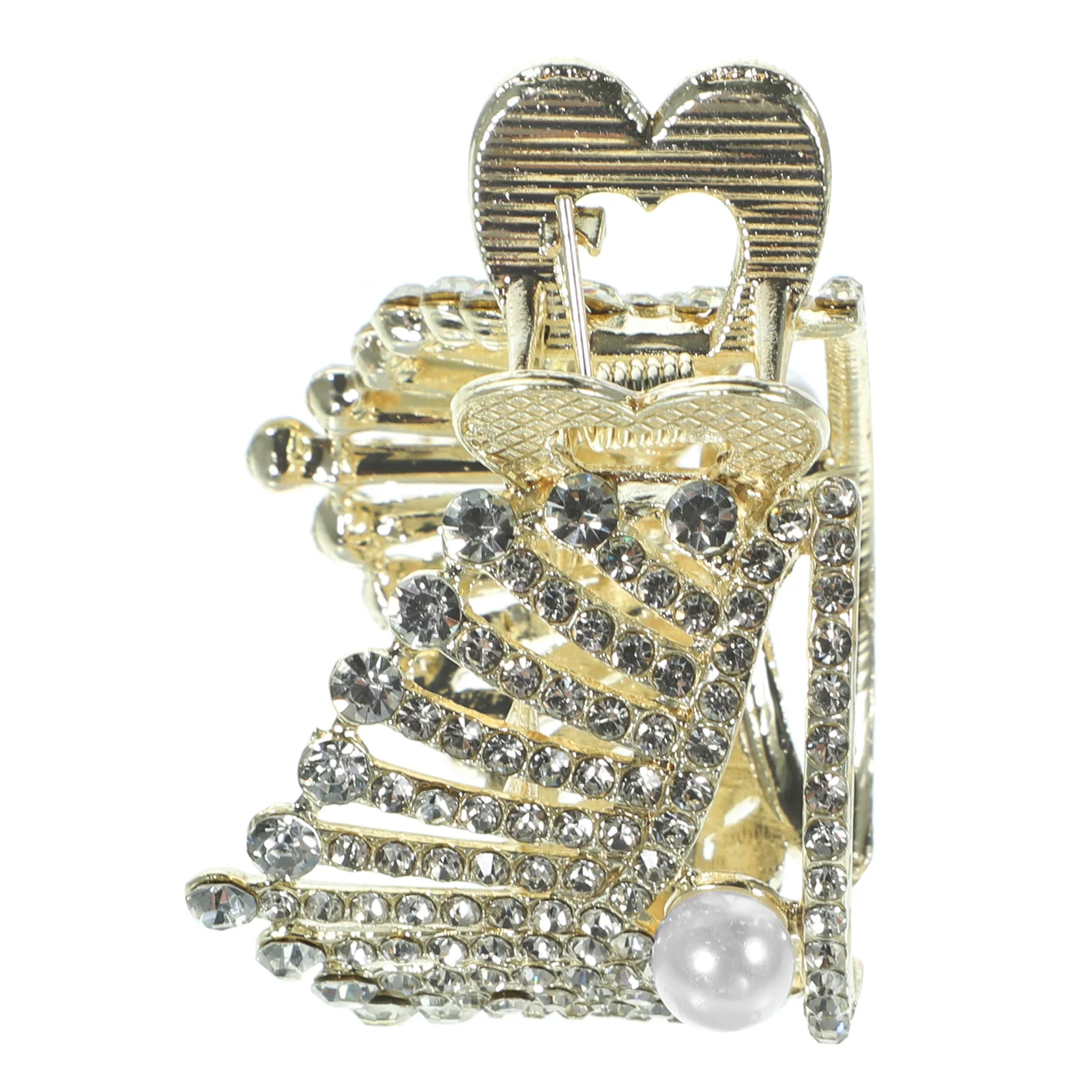

Hairpin High Ponytail Holder Long Accessories Women Holders Fine Clip Metal Clips