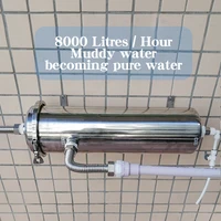 stainless steel kitchen uf membrane water purifier 4000l ultra filtration water system