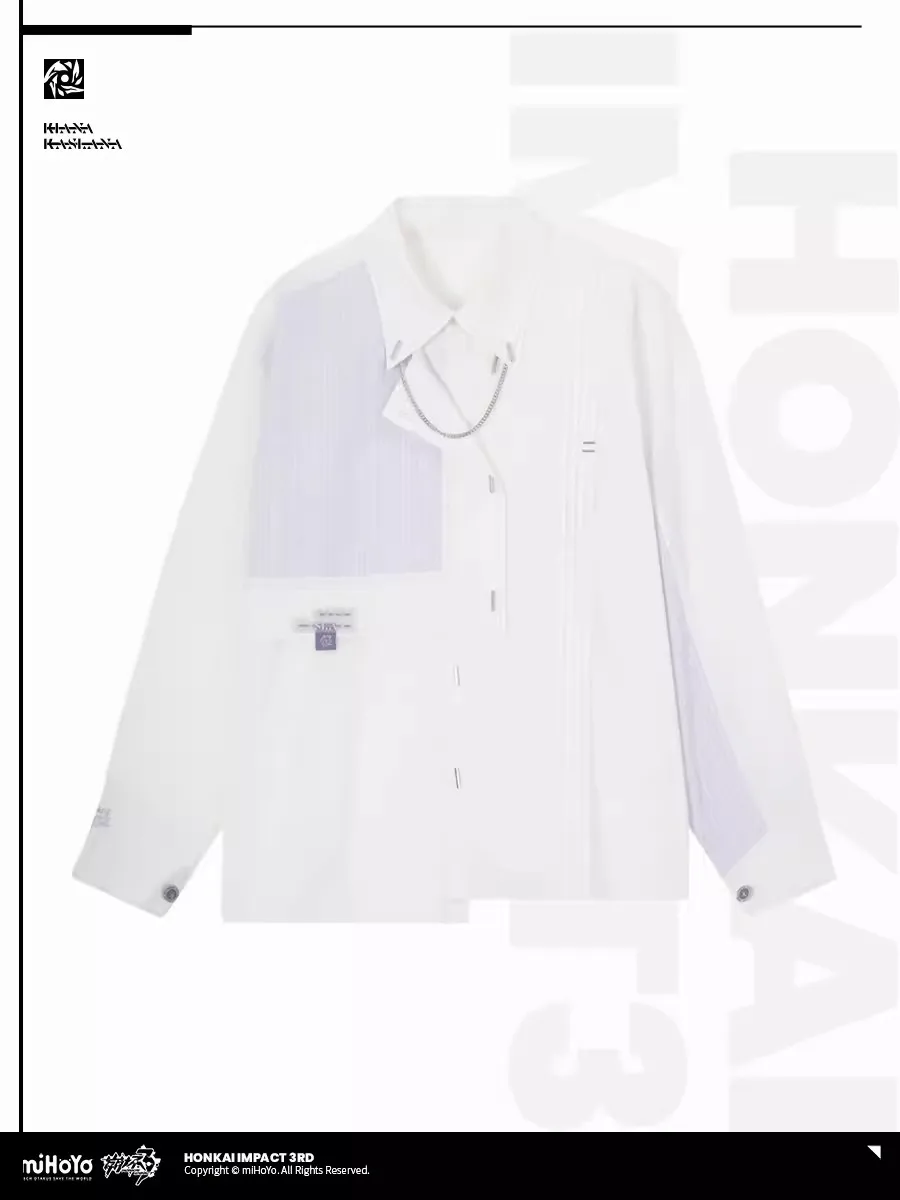 Официальный костюм для косплея miHoYo Honkai Impact 3 киана гравий тема рубашка пламя