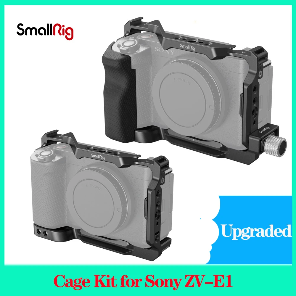 

SmallRig Cage Kit for Sony ZV-E1 4257 Vlogging Tripod Kit for Sony ZV-E1 / ZV-E10 / ZV-1 / ZV-1F Professional Camera Accessories