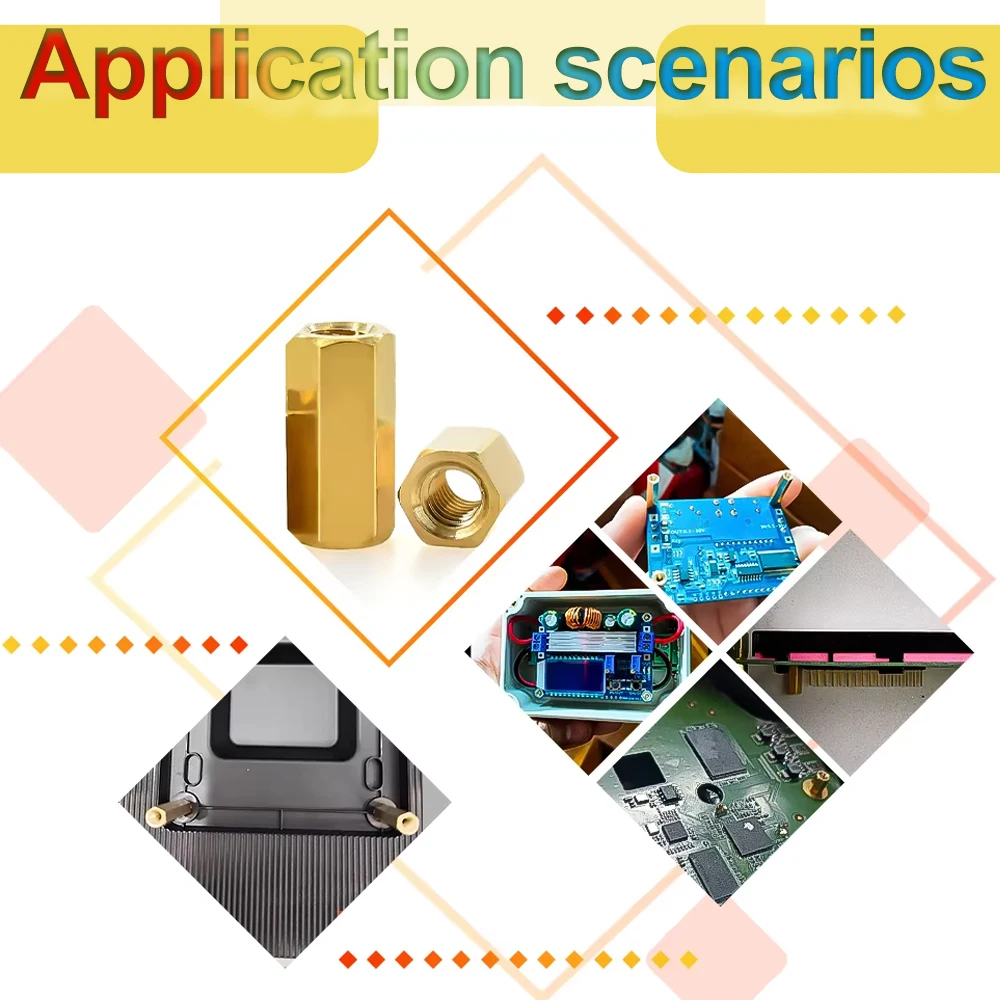 Шестигранная латунная стойка M2 M2.5 M3 M4 M5 M6 M8 Разъемные винты для материнской платы