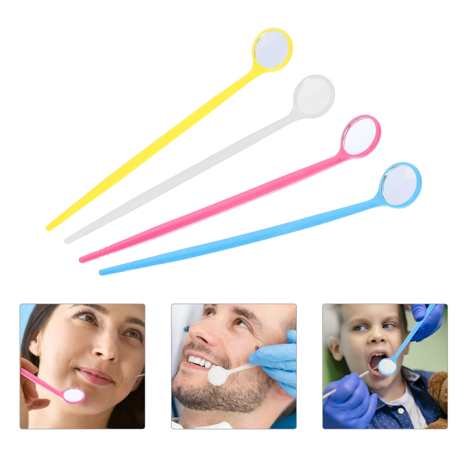 

Mirror Mouth Mirrors Lash Disposable Oral Extension Teeth Nursing Tool