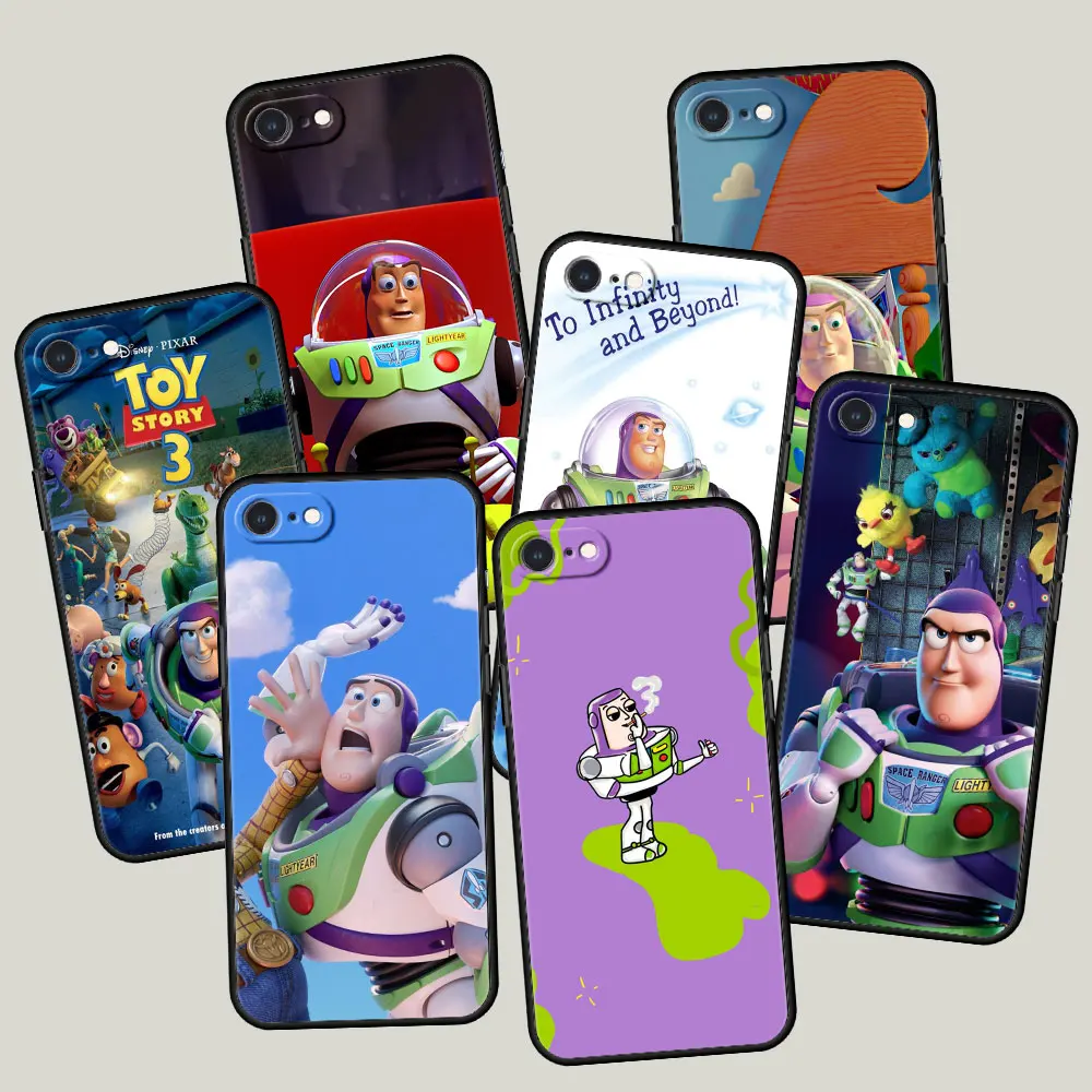 

Cover Case for iPhone SE X XS Max XR 5 5S 6 6S 7 8 Plus 6SPlus 7Plus 8Plus Funda Thin Casing Toy Story Woody Buzz Lightyear