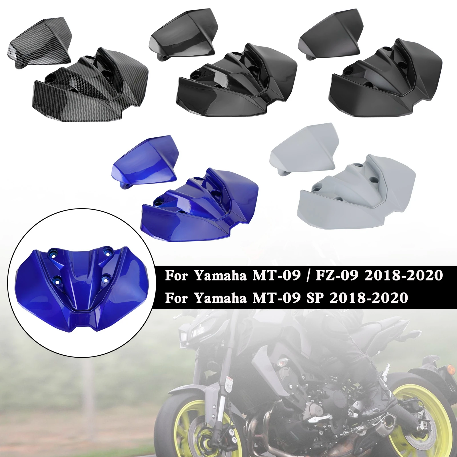 

Artudatech Headlight Fairing Windshield Cover for Yamaha MT-09 FZ09 MT-09 SP 2018 2019 2020