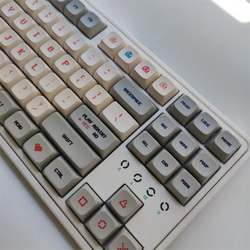 Механическая клавиатура XDA Gamer PBT колпачки для клавиш Классическая игра Gameboy