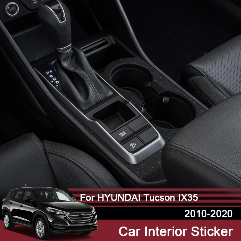 

For Hyundai Tucson IX35 2010-2020 Car Interior Sticker Windows Contol Decal Inner Door Gear Panel Film Internal Auto Accessory