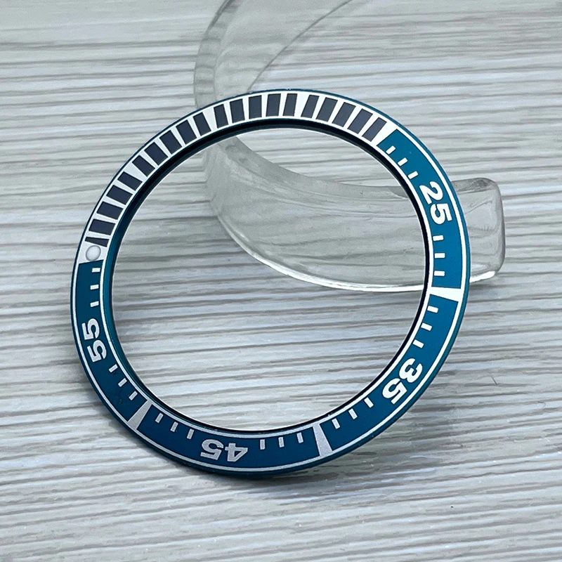 Mod 40mm Watch Bezel Insert For NH35 NH36 Case Fits Seiko Series King Samurai Water Ghost SRPF79K1 Watch Cases Repair Parts