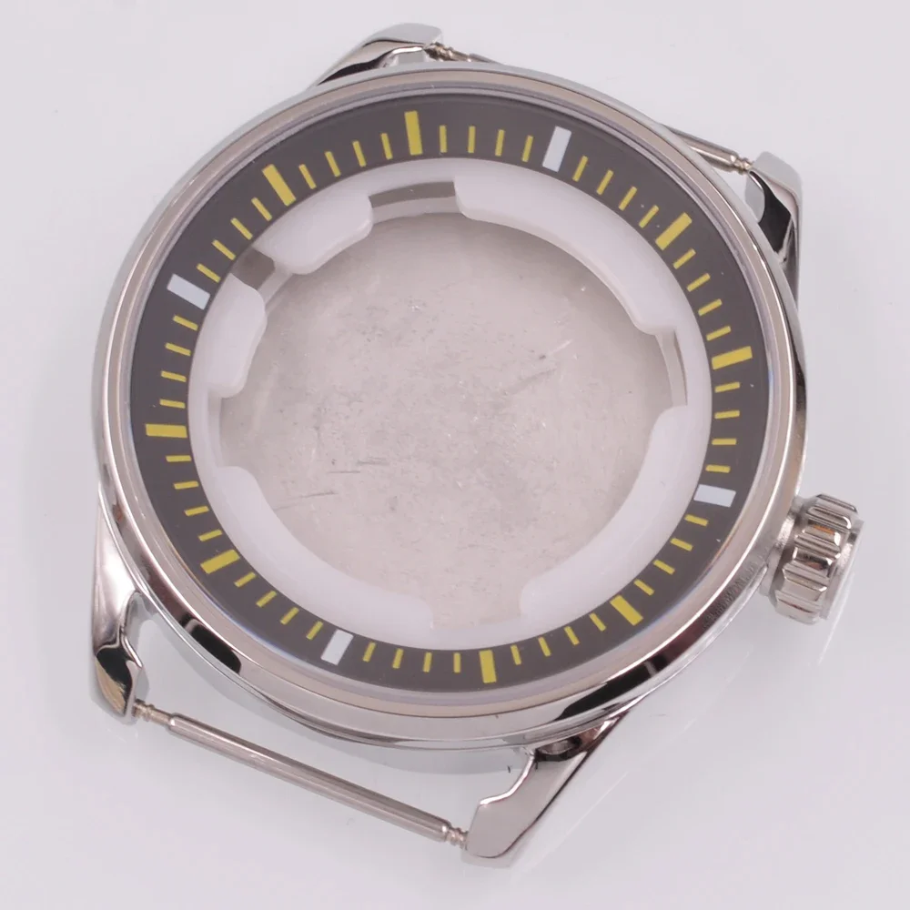 Часы из нержавеющей стали с сапфировым стеклом 44 мм