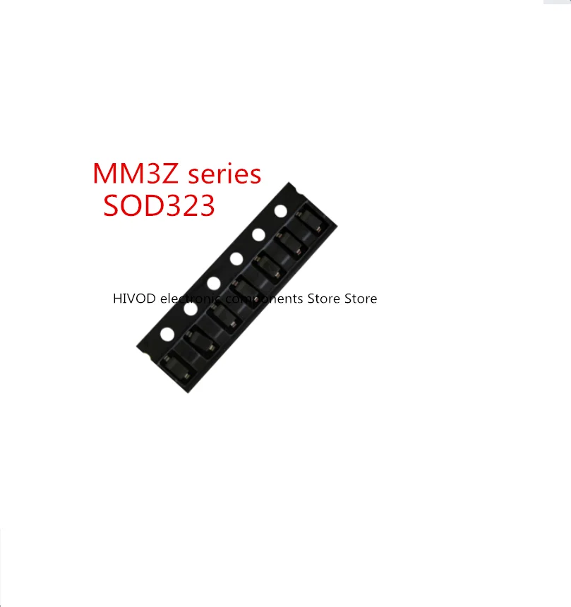 

100PCS (free shipping) SMD regulator tube MM3Z43 MM3Z47 MM3Z51 MM3Z56 MM3Z62 MM3Z68MM3Z75 package SOD323