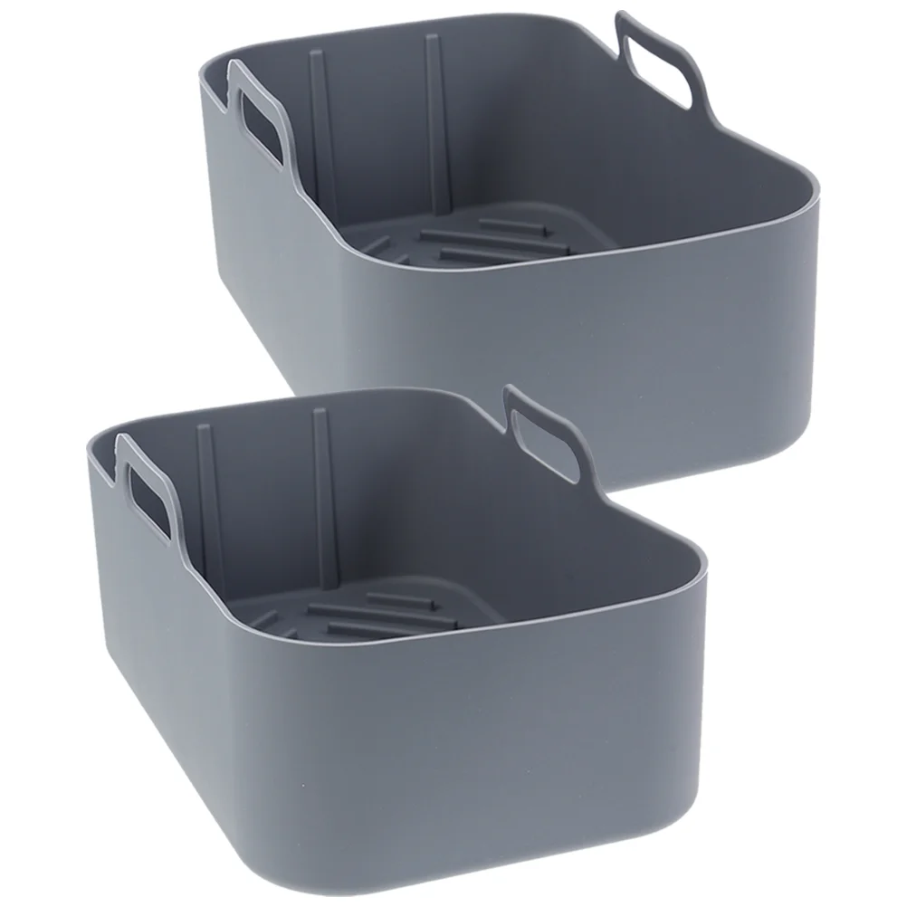 

Air Fryer Silicone Basket Liner Baking Tray Oven Paper Pan Parchment Kitchen Cake Accessories Reusable Liners Cookie Sheet